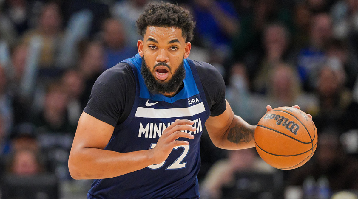 Minnesota Timberwolves center Karl-Anthony Towns.